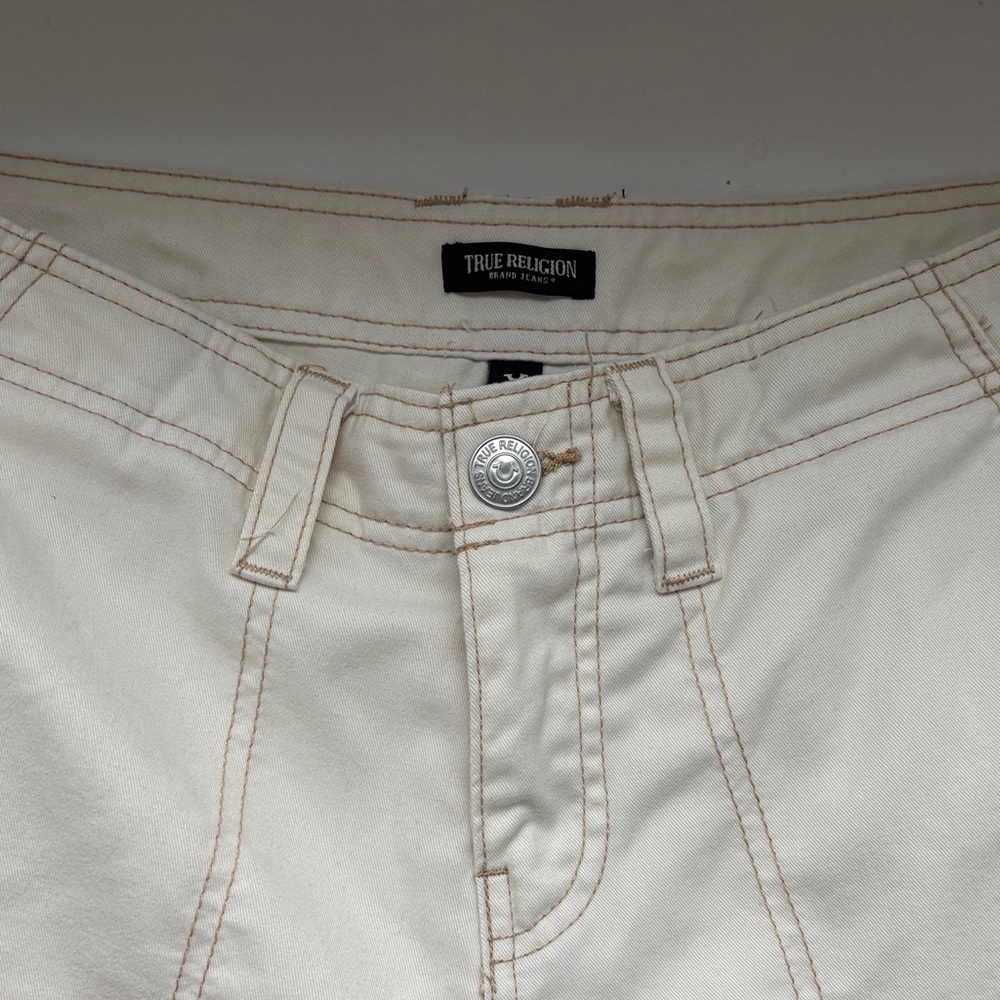 True Religion wide leg cotton jeans